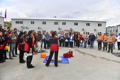 Başkentte Dikimevi–Natoyolu hattı inşaatında acil durum tatbikatı