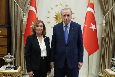 Cumhurbaşkanı Erdoğan, İspanya Anayasa Mahkemesi Başkanvekili Huertas ile bir araya geldi