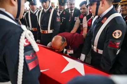 Kazada şehit olan uzman çavuşa veda