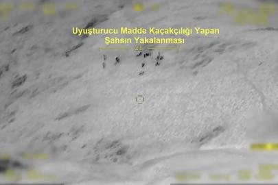 Hakkari'de İHA destekli operasyon. 253 kilo esrar ele geçirildi