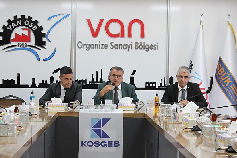 Van OSB Başkanı Memet Aslan’dan girişimcilere KOSGEB çağrısı: "Güncel destekler sanayimize güç katacak"